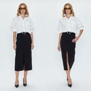 Pistola Black Midi Skirt